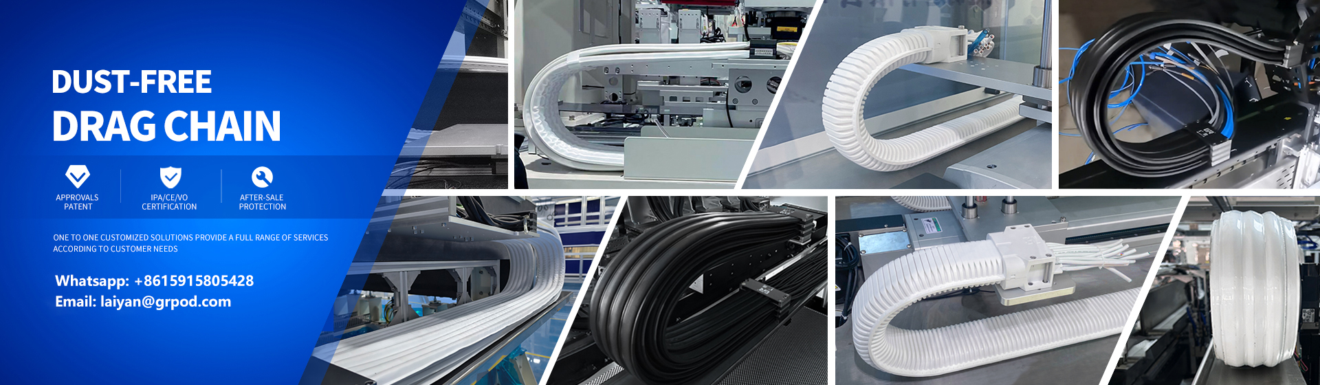 Optimized Drag Chain Solutions for Cleanroom Moving Systems and Total Harness Management(图5) footer image